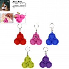 UFO Push Pop Bubble Keychain